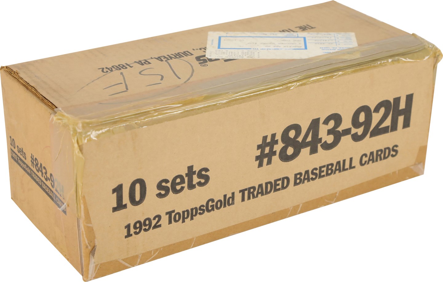 - 1992 Topps Traded Gold Sealed Case (1)
