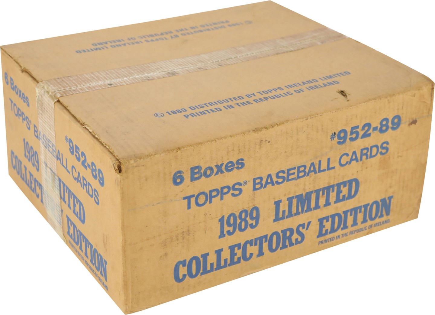 - 1989 Topps Tiffany Sealed 6 count Set Case (1)