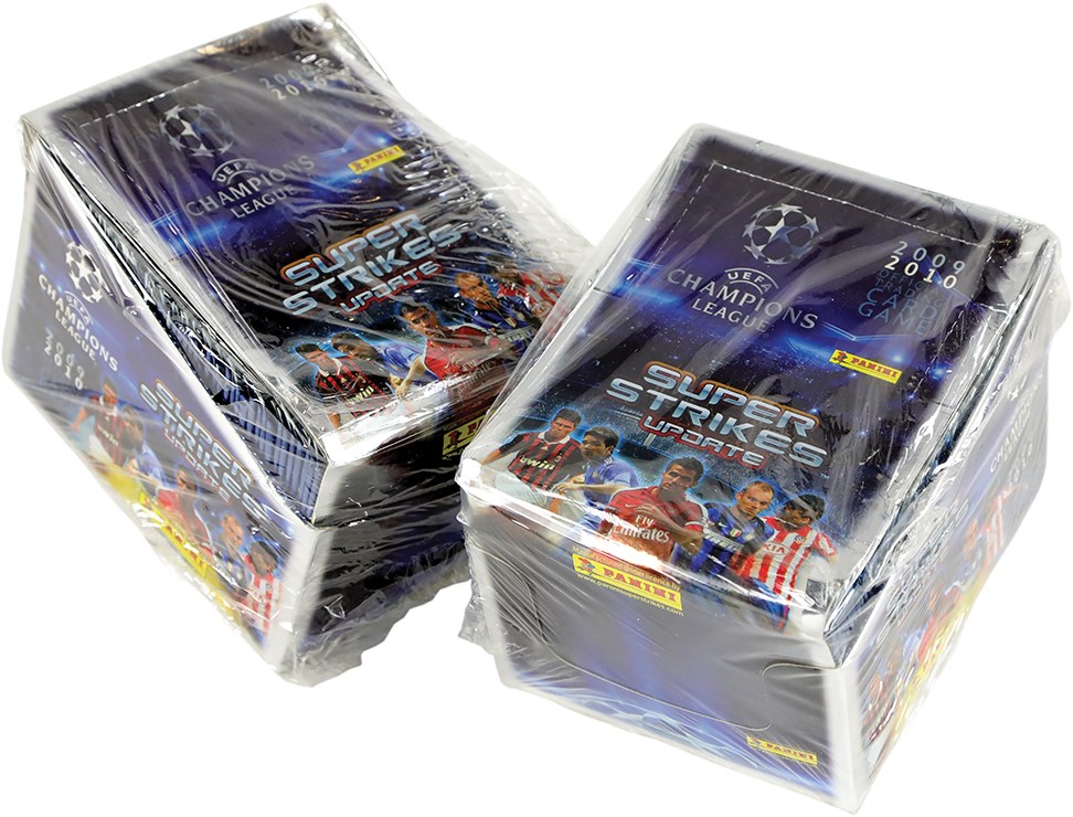 Unopened Boxes, Packs And Cases - 2009-2010 Panini UEFA Champions League Super Strikes Update Sealed Box Duo (2)