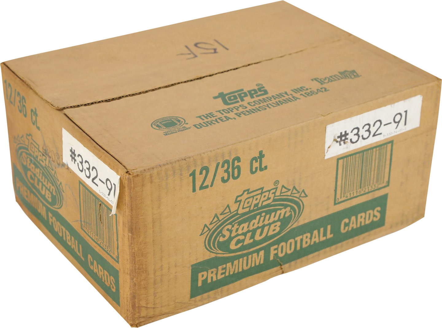 - 1991 Topps Stadium Club Football Sealed Wax Case (1)