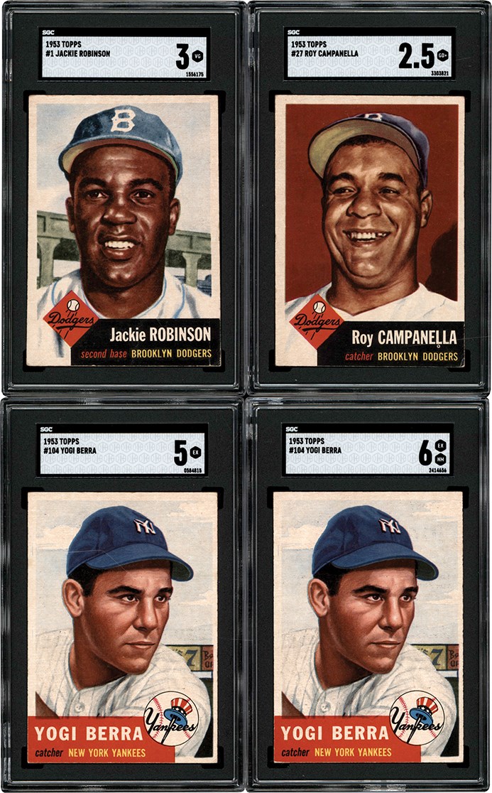 - 1953 Topps Baseball HOFers & Stars (92)