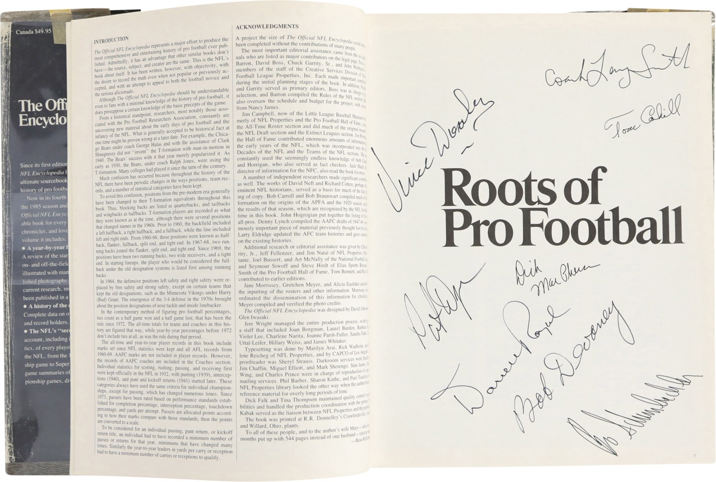 - The Official NFL Encyclopedia w/280+ Signatures from HOFers & Stars