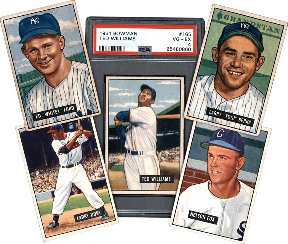 - 1951 Bowman Baseball Card Partial Set w/Hall of Famers & Stars (235/324)