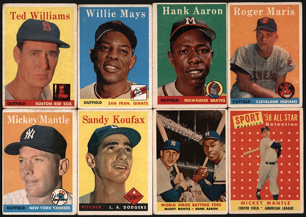 - 1958 Topps Baseball Complete Set (494)
