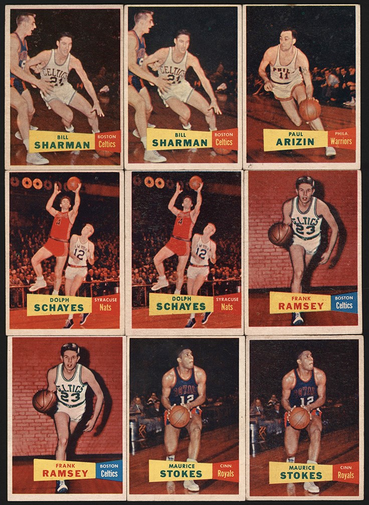 - 1957 Topps Basketball Collection (51) w/Hall Of Famers