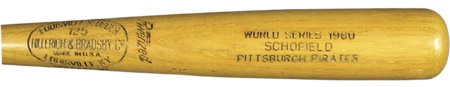 Clemente and Pittsburgh Pirates - 1960 Dick Schofield World Series Game Used Bat (35»)