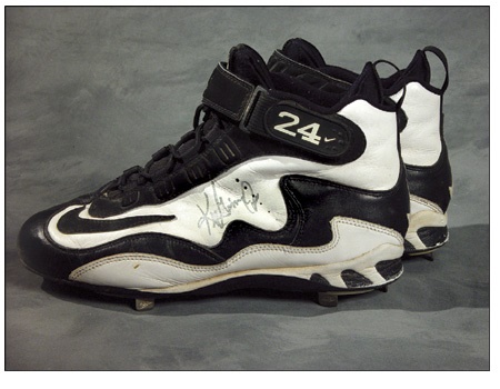 Baseball Equipment - Ken Griffey Jr. Autographed Game Used Cleats