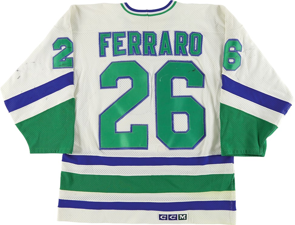 - 1986 Ray Ferraro Hartford Whalers Game Worn Jersey