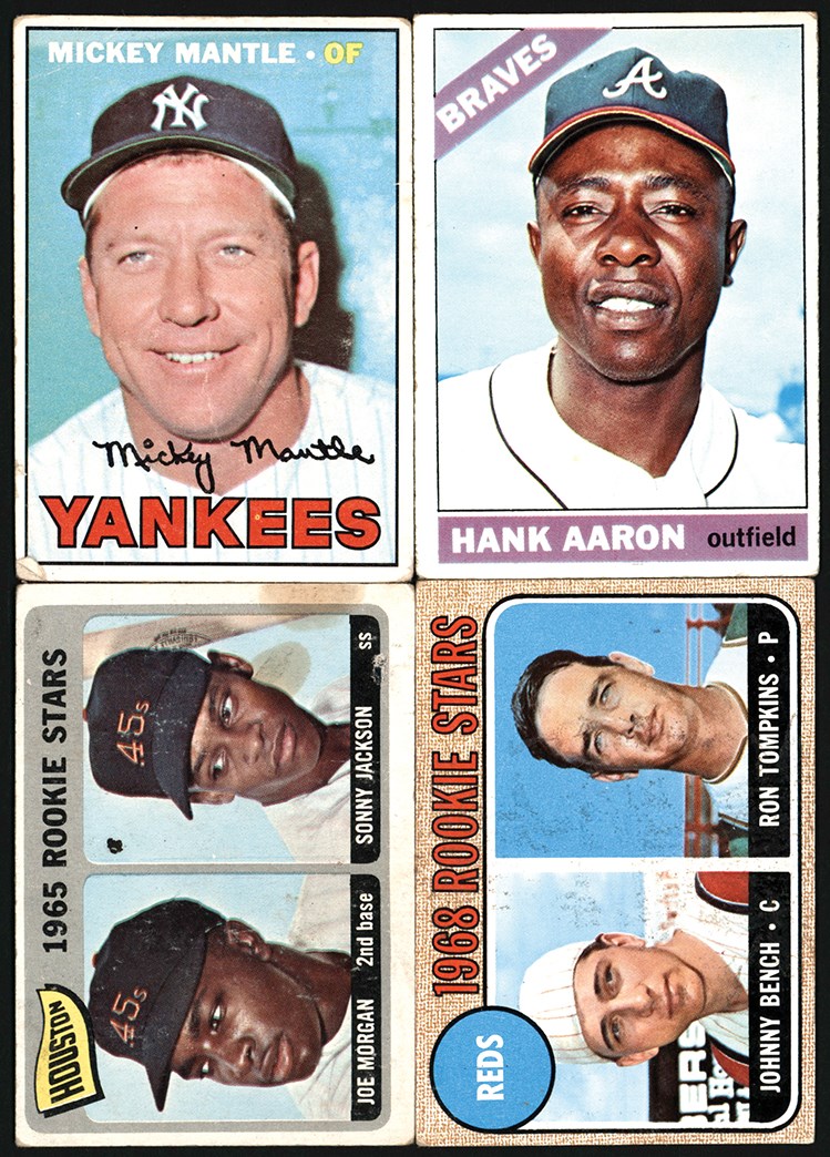 - 1960-1974 Topps Baseball Card Collection w/Mantle and HOFers (49)