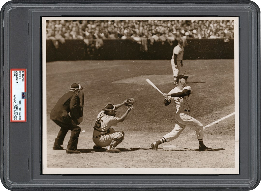 - Ted Williams "At the Plate" Photograph (PSA Type I)