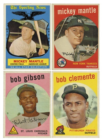 - 1959 Topps Baseball Complete Set 1-572