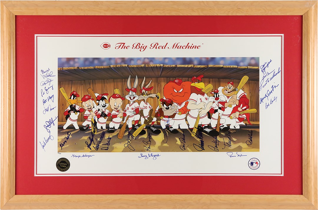 - The Big Red Machine Signed Limited Edition Looney Tunes Print