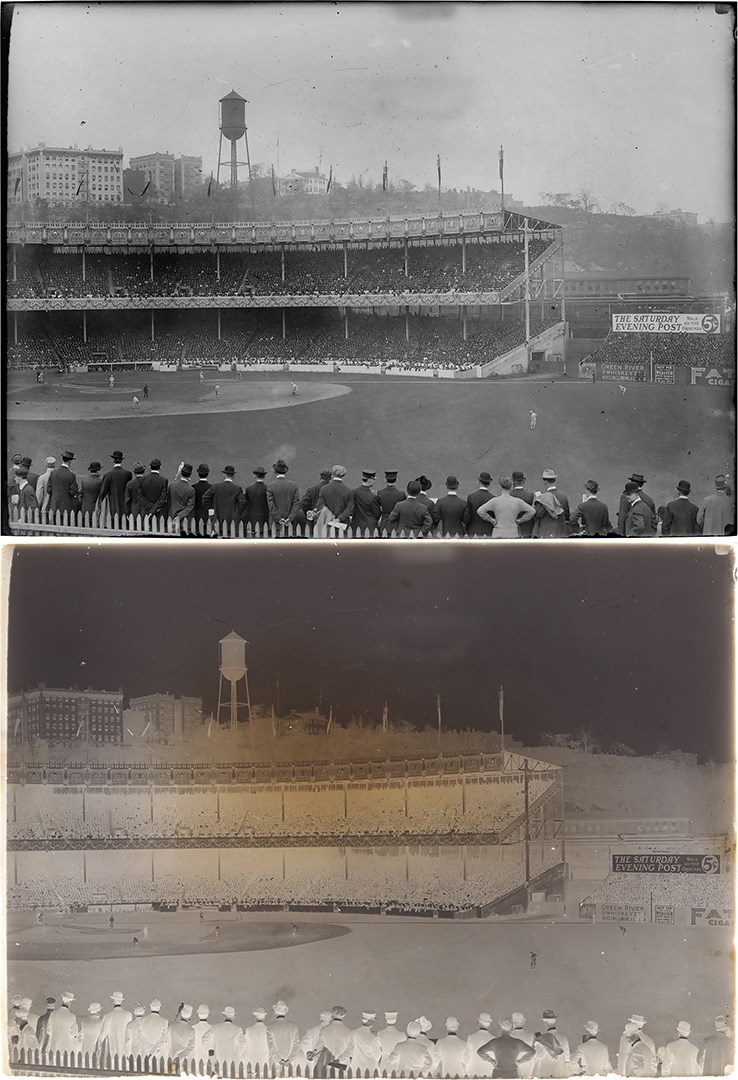 The Brown Brothers Photograph Collection - Polo Grounds Original Glass Plate Negative
