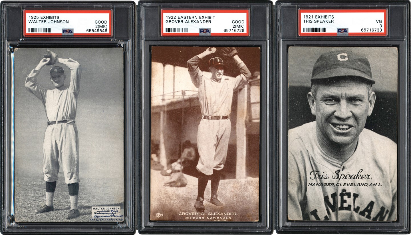 - 1921-1925 Exhibits PSA Hall of Famer Collection (5)