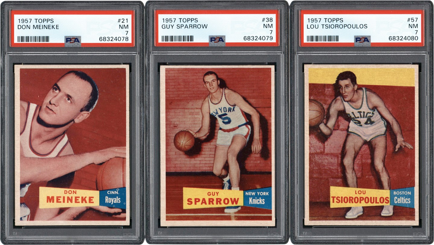 - 1957-1958 Topps Basketball Collection w/Hall of Famers (16)