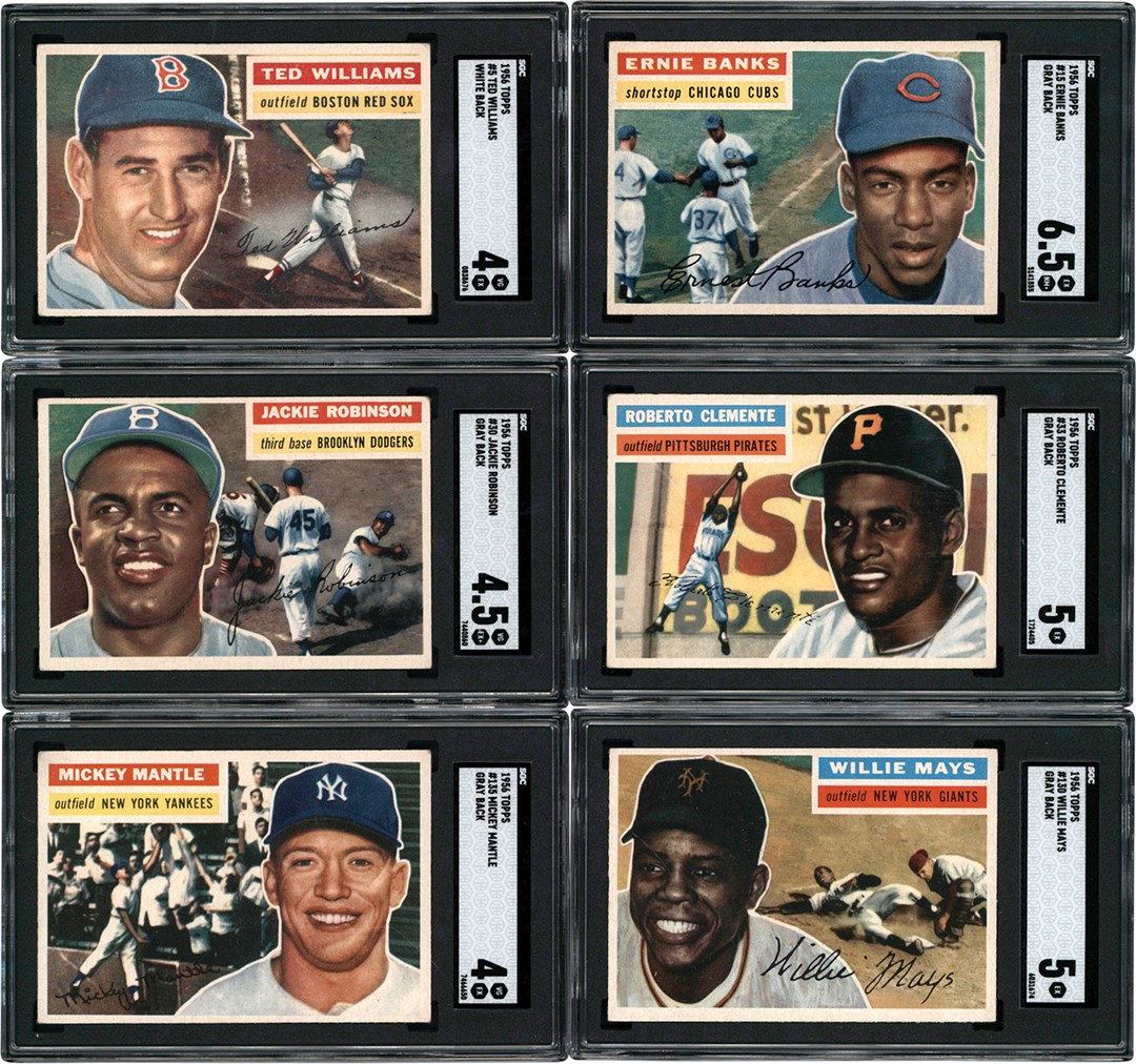 - 1956 Topps Baseball Complete Set (340) w/SGC