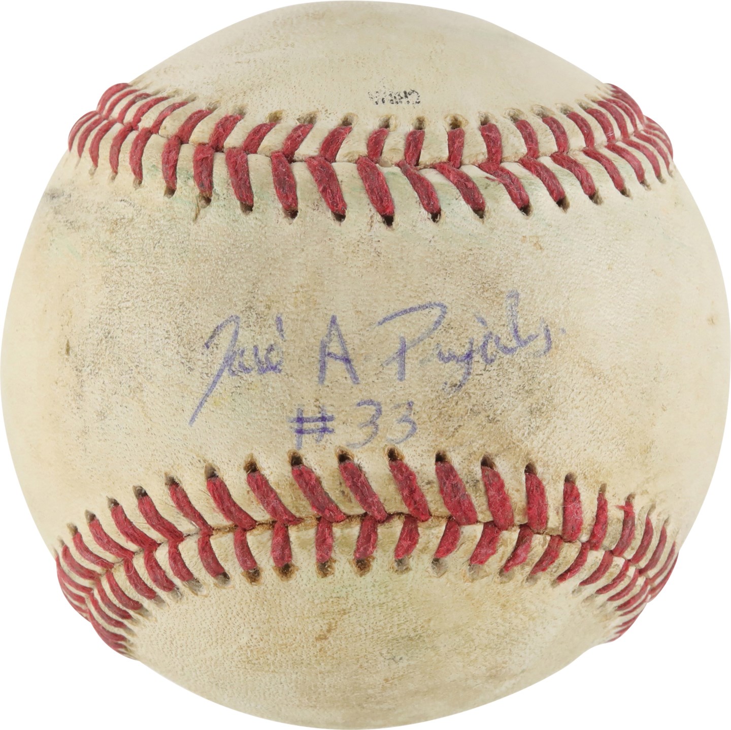 Baseball Autographs - 1999 Earliest Known Albert Pujols Single-Signed Ball - Rare Full Name Signature! (JSA)