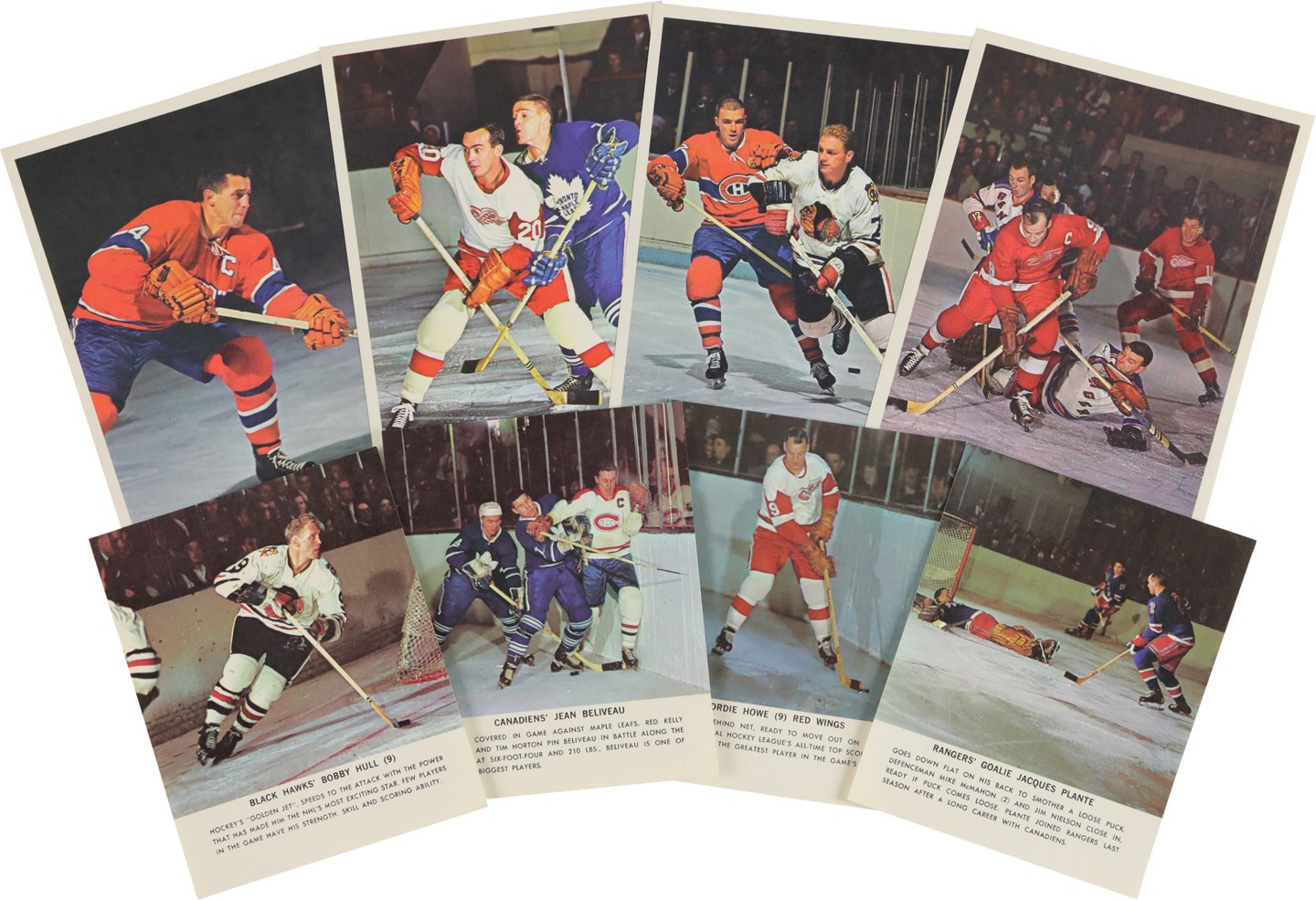 - 1963 & 1964 Toronto Star Stars in Action Hockey Complete Sets (2) with Albums and Original Envelope