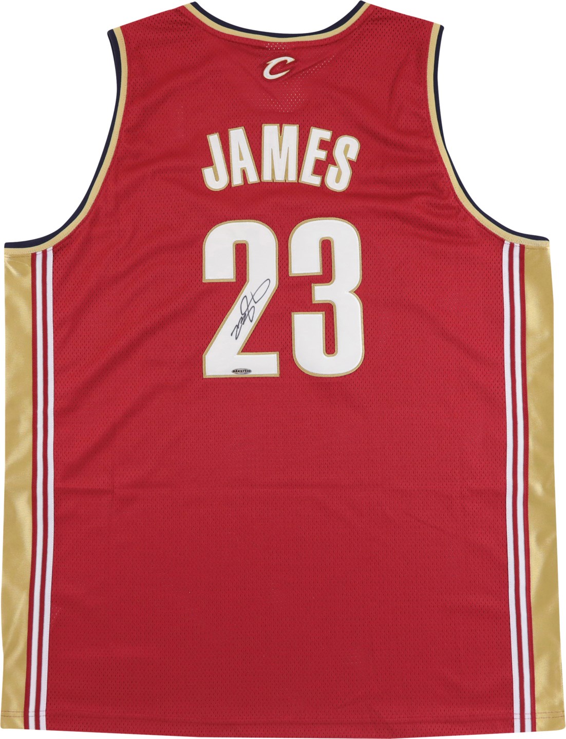 - 2003-04 LeBron James Cleveland Cavaliers Signed Rookie Jersey (UDA)