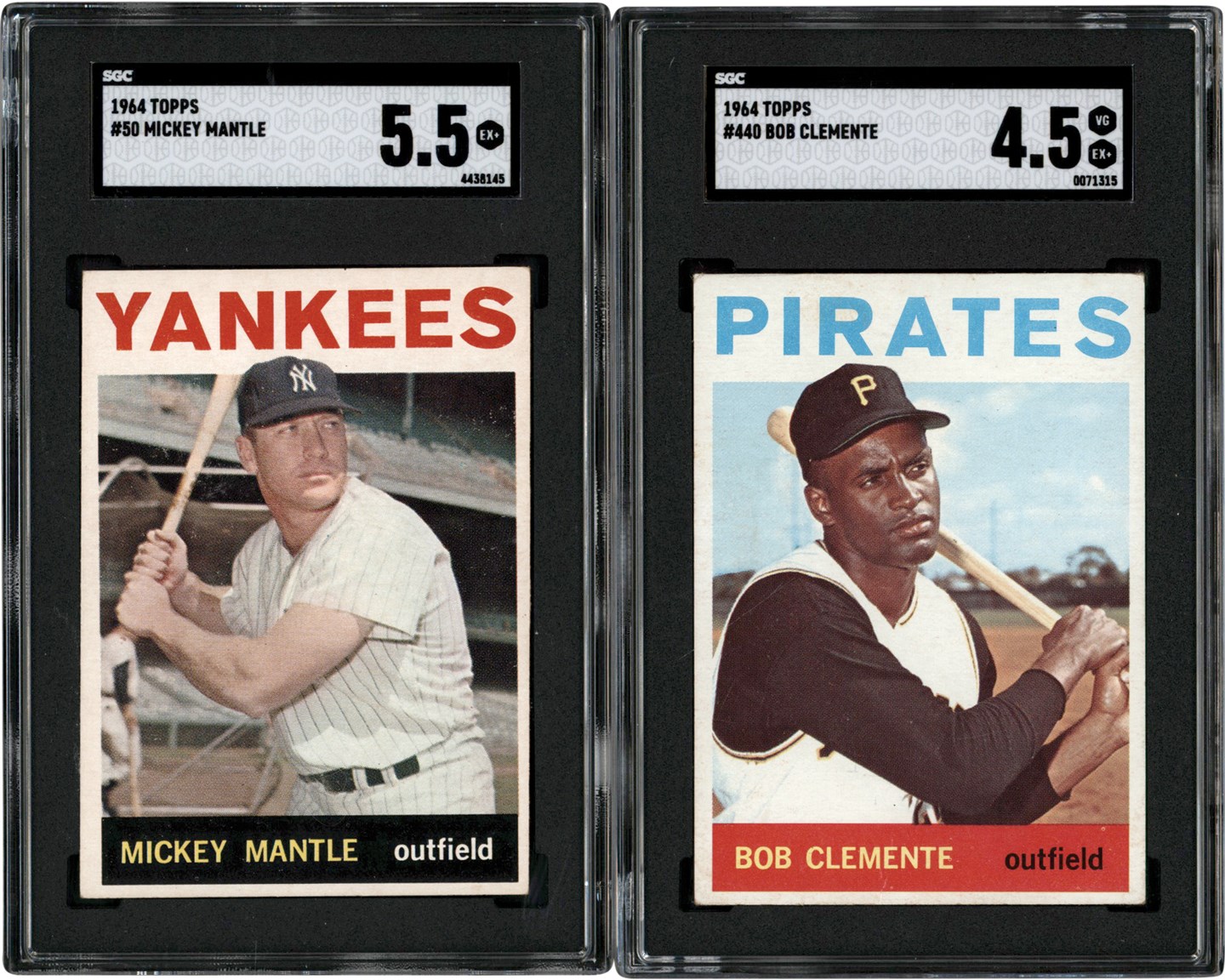 - 1964 Topps Complete Set w/SGC Clemente & Mantle (587)