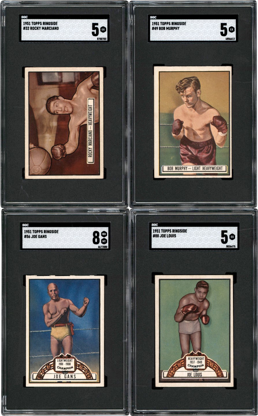 - 1951 Topps Ringside Boxing Complete Set (96) w/SGC