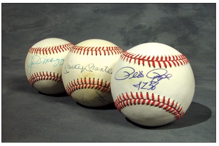 - Collection of Single Signed Baseballs (80)