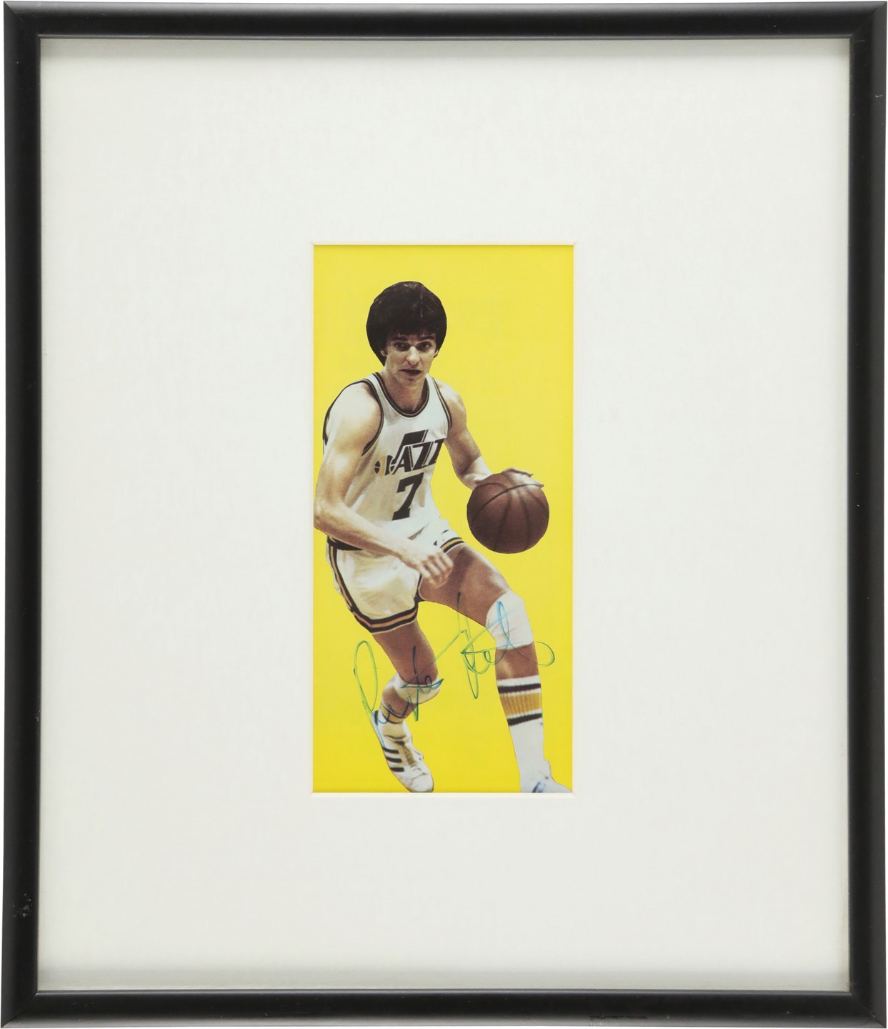 - Pete Maravich Signed Framed Photograph