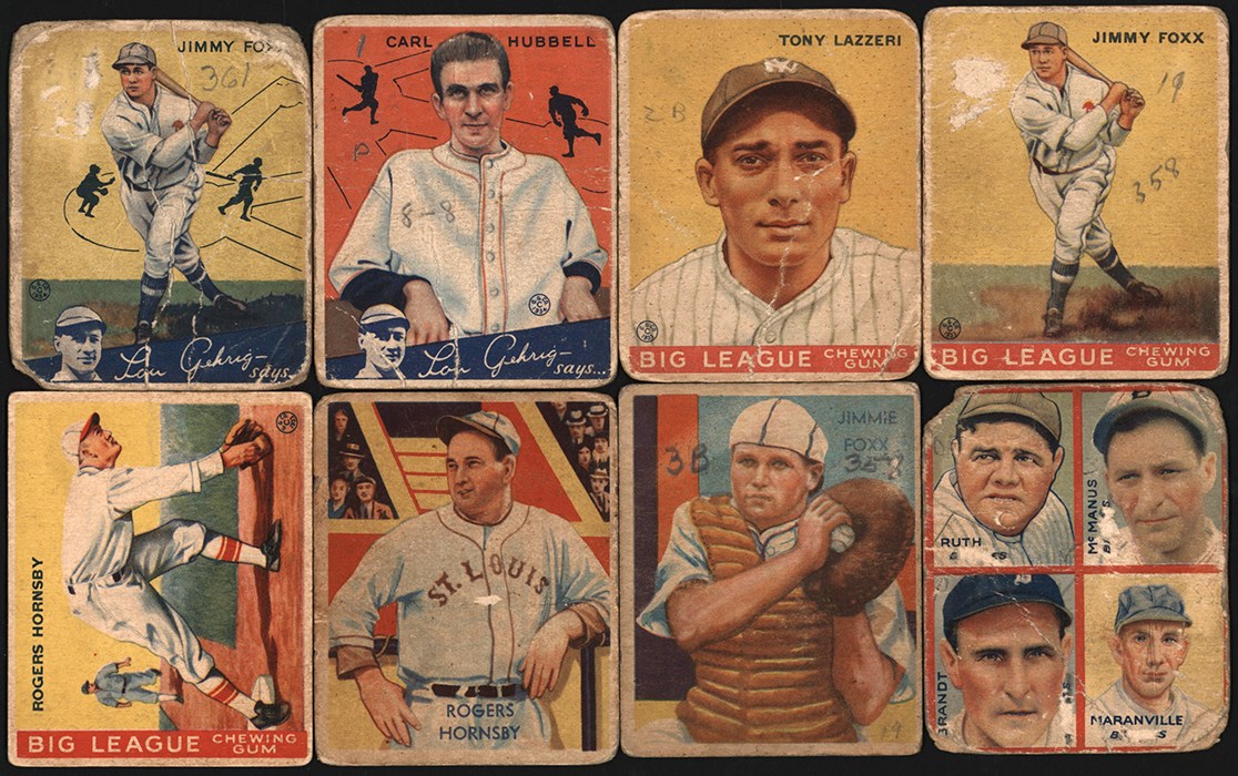 - 1930s Gum Card Collection (149)  w/1935 Goudey Babe Ruth