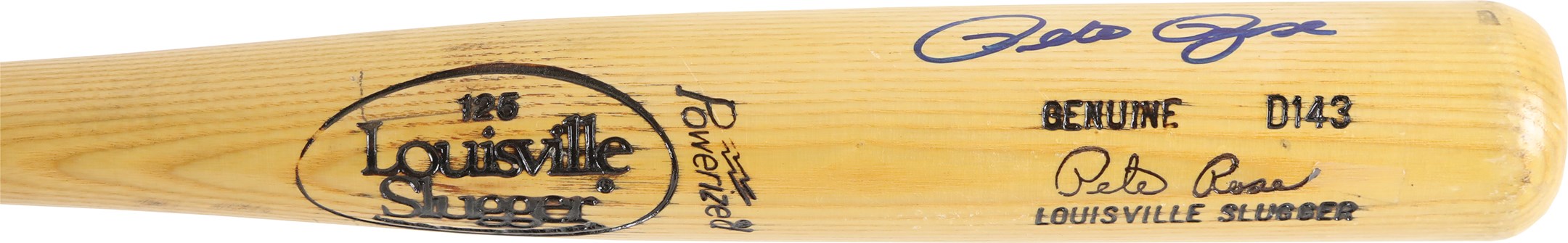 Baseball Autographs - Pete Rose Signed Pro Model Bat