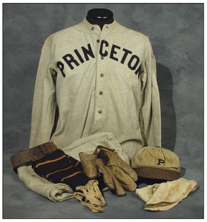 Baseball Equipment - 1915 Princeton University Complete Baseball Uniform