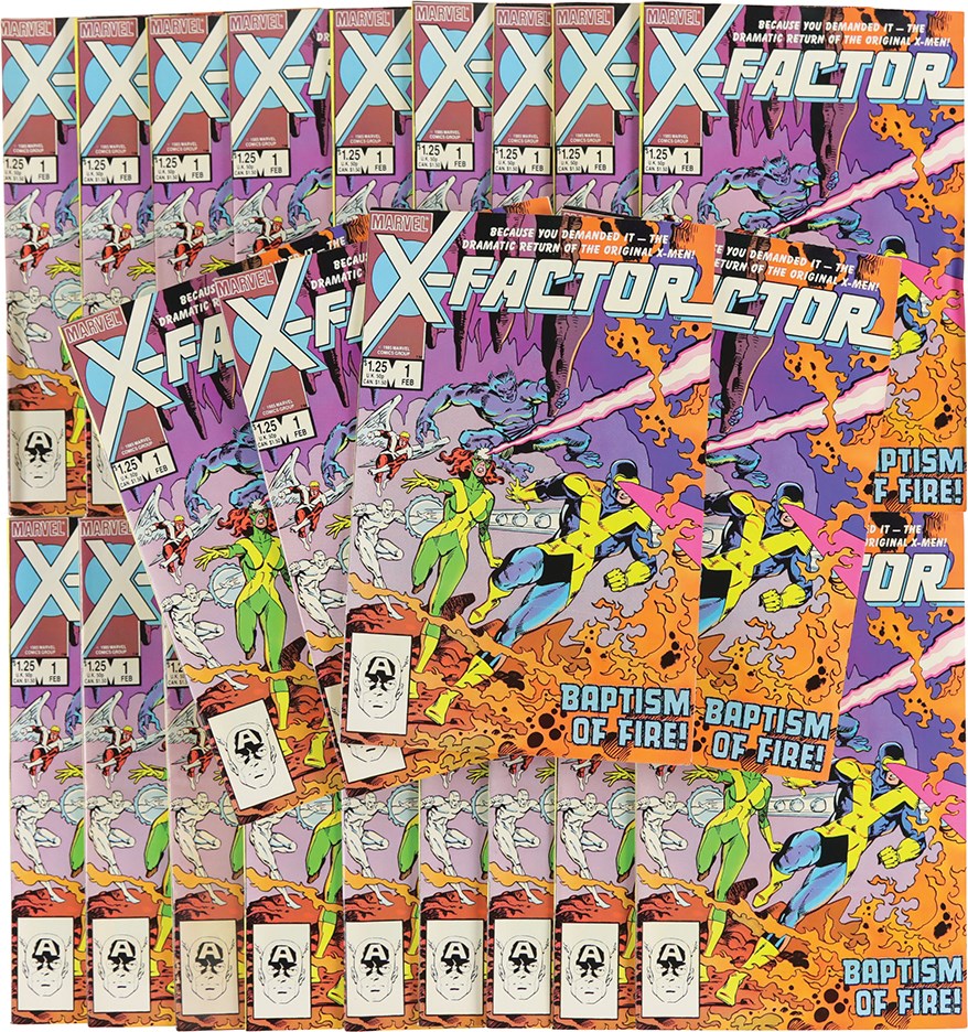 - 1986 Marvel X-Factor #1 Comic Book Hoard (22)