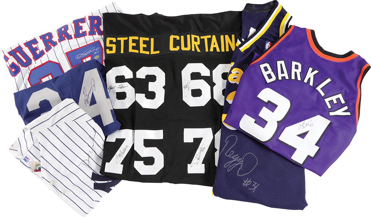 - Signed Jersey Collection with Hall of Famers (6)