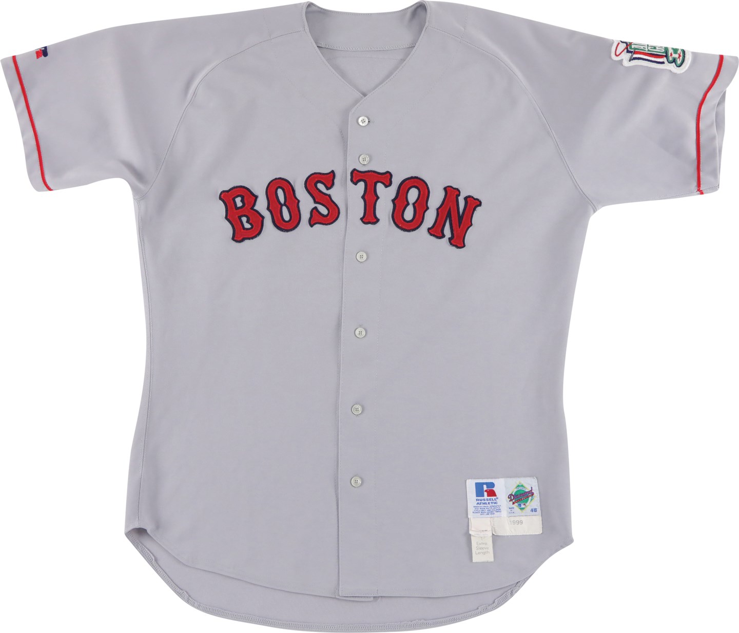- 1999 Derek Lowe Boston Red Sox Game Worn Jersey