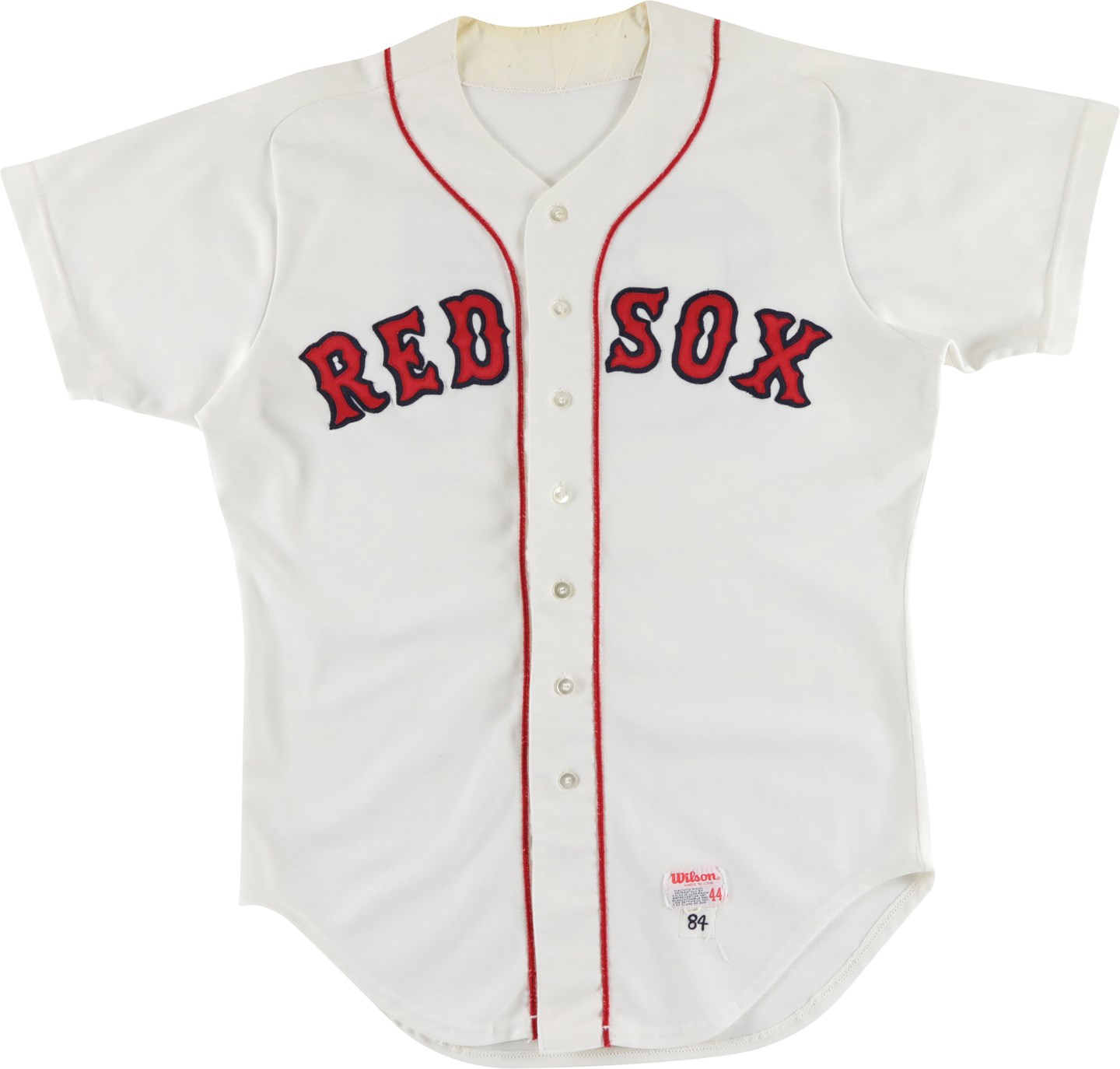 - 1984 Dwight Evans Boston Red Sox Game Worn Jersey