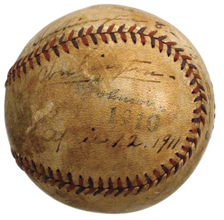 Memorabilia - 1911 Washington Senators Baseball from Opening Day