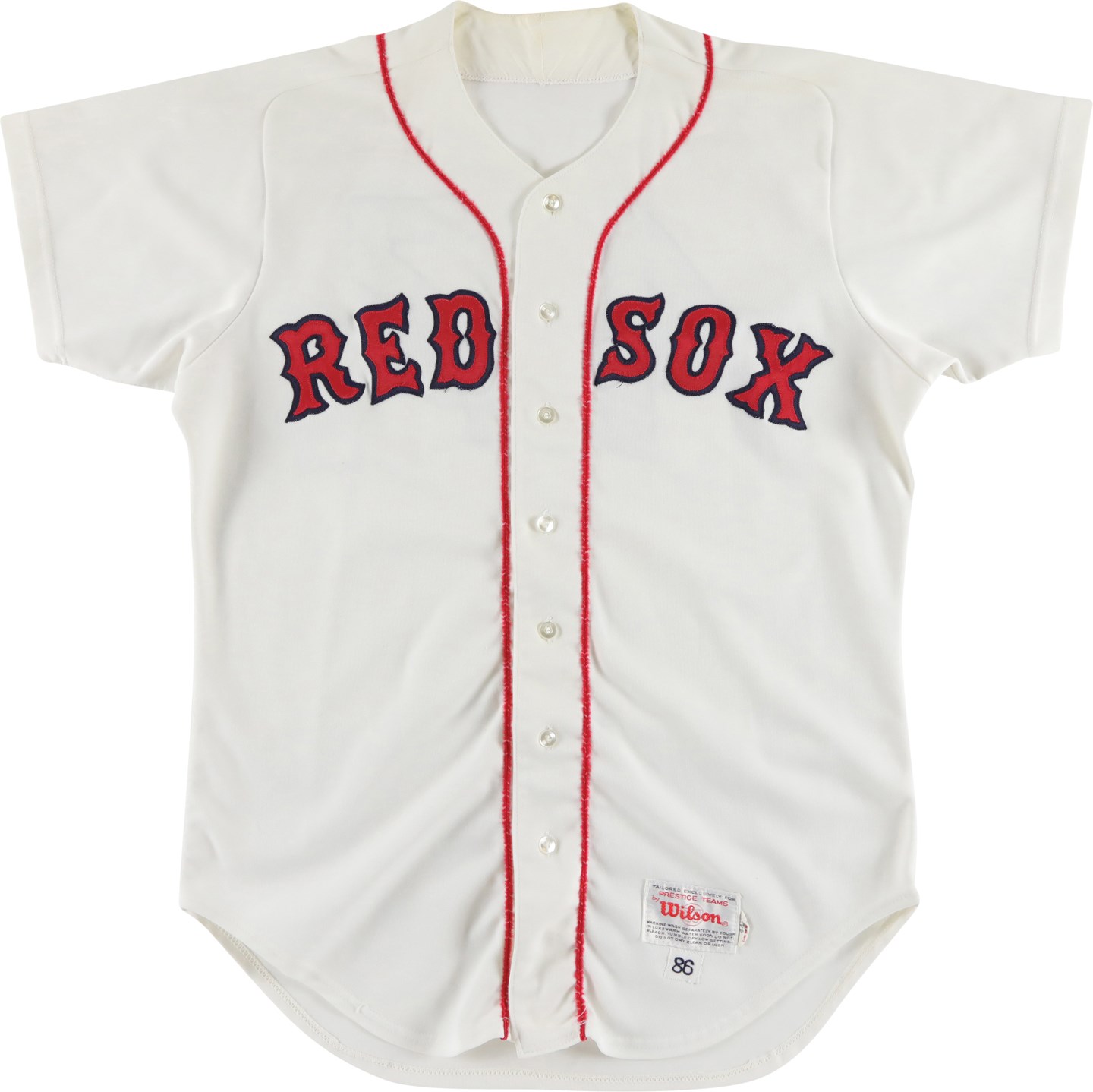 - 1986 Bruce Hurst Boston Red Sox Game Worn Jersey
