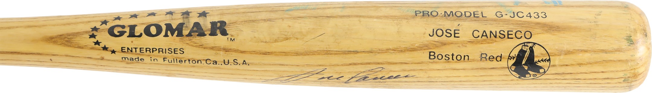 - 1995-96 Jose Canseco Signed Game Used Bat