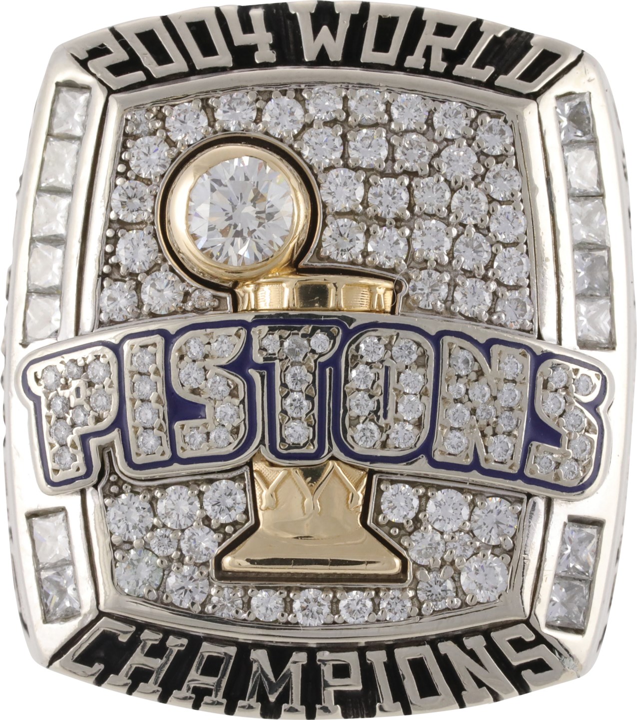 - Extremely Rare 2004 Detroit Pistons NBA Championship Player Ring Presented to Mike James