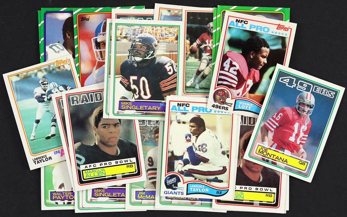 - 1982-1986 Topps Football Super Star Card Collection (92)