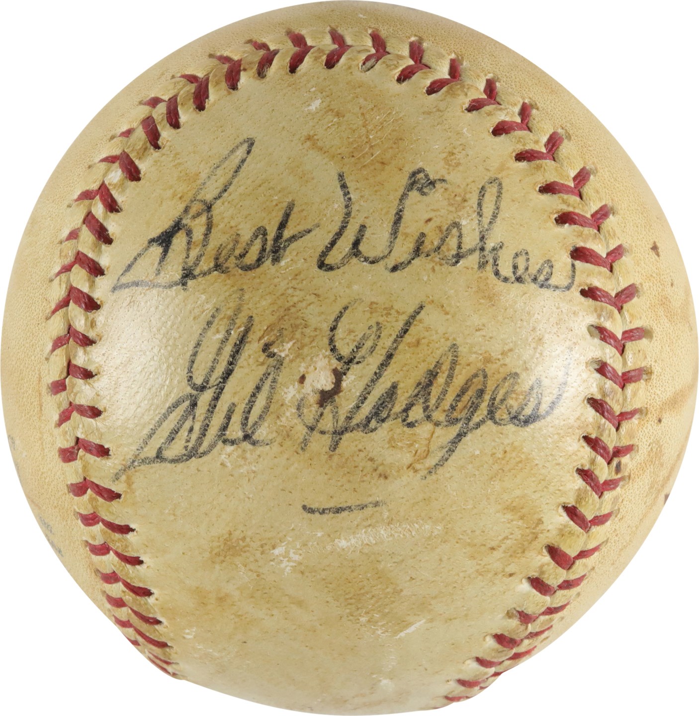 Baseball Autographs - Gil Hodges Single-Signed Baseball (JSA)
