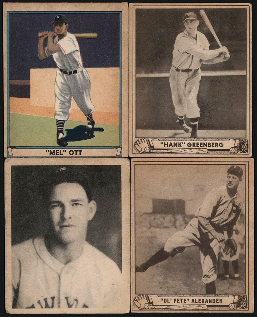 - 939-1941 Play Ball Baseball Card Collection (50)