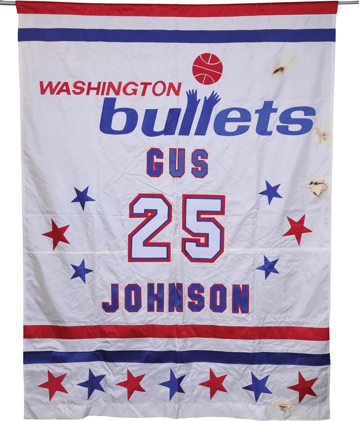 - Gus Johnson Retired Number Banner from Capital Centre