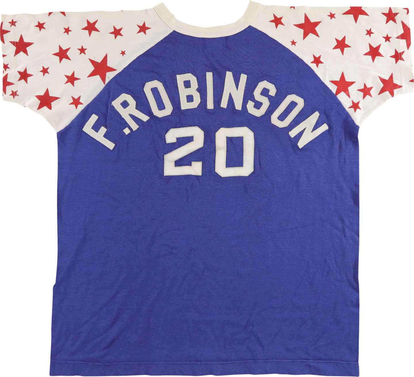 - Circa 1970 Frank Robinson All Star Softball Game Worn Jersey