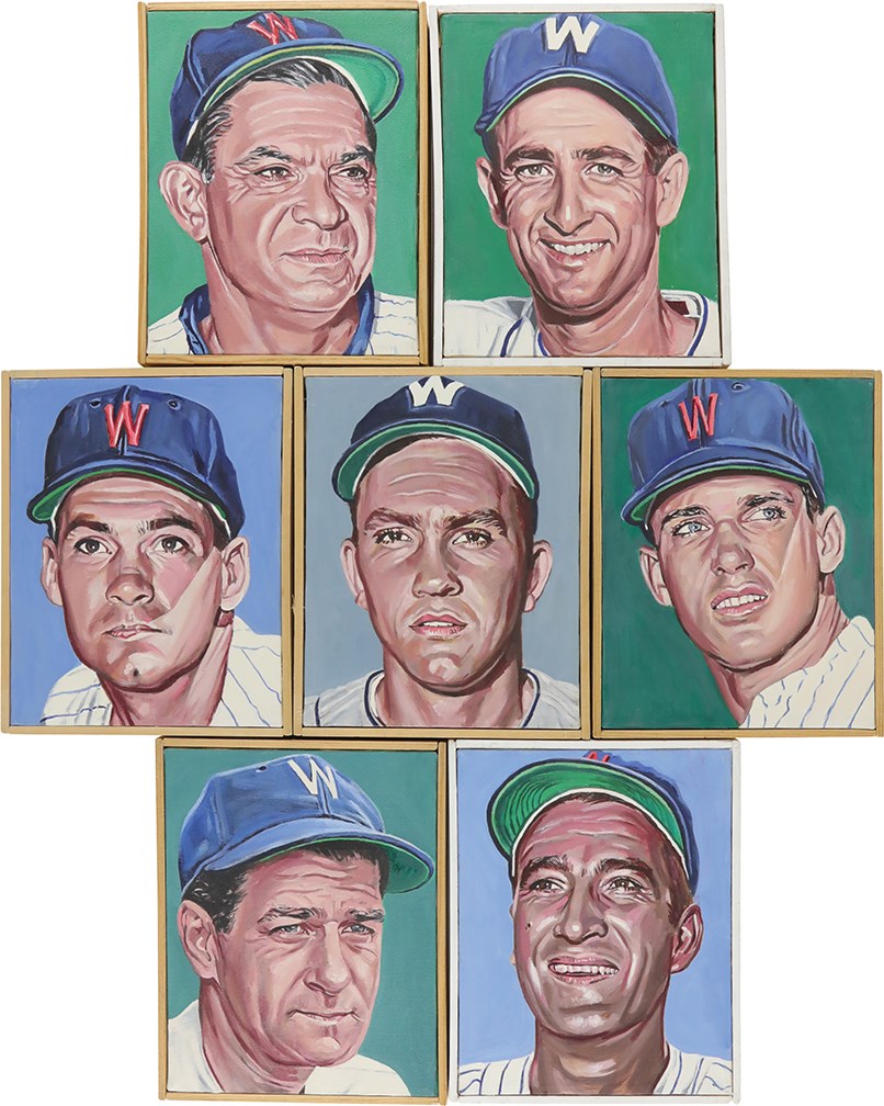 Baseball Memorabilia - Washington Senators Original Artwork by Andy Jerinko (7)