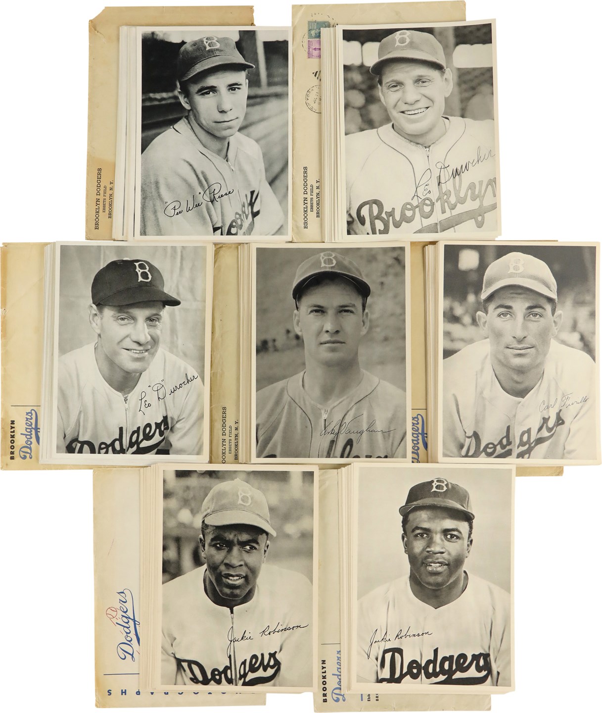 - 1940-1949 Brooklyn Dodgers Picture Pack Collection (7)