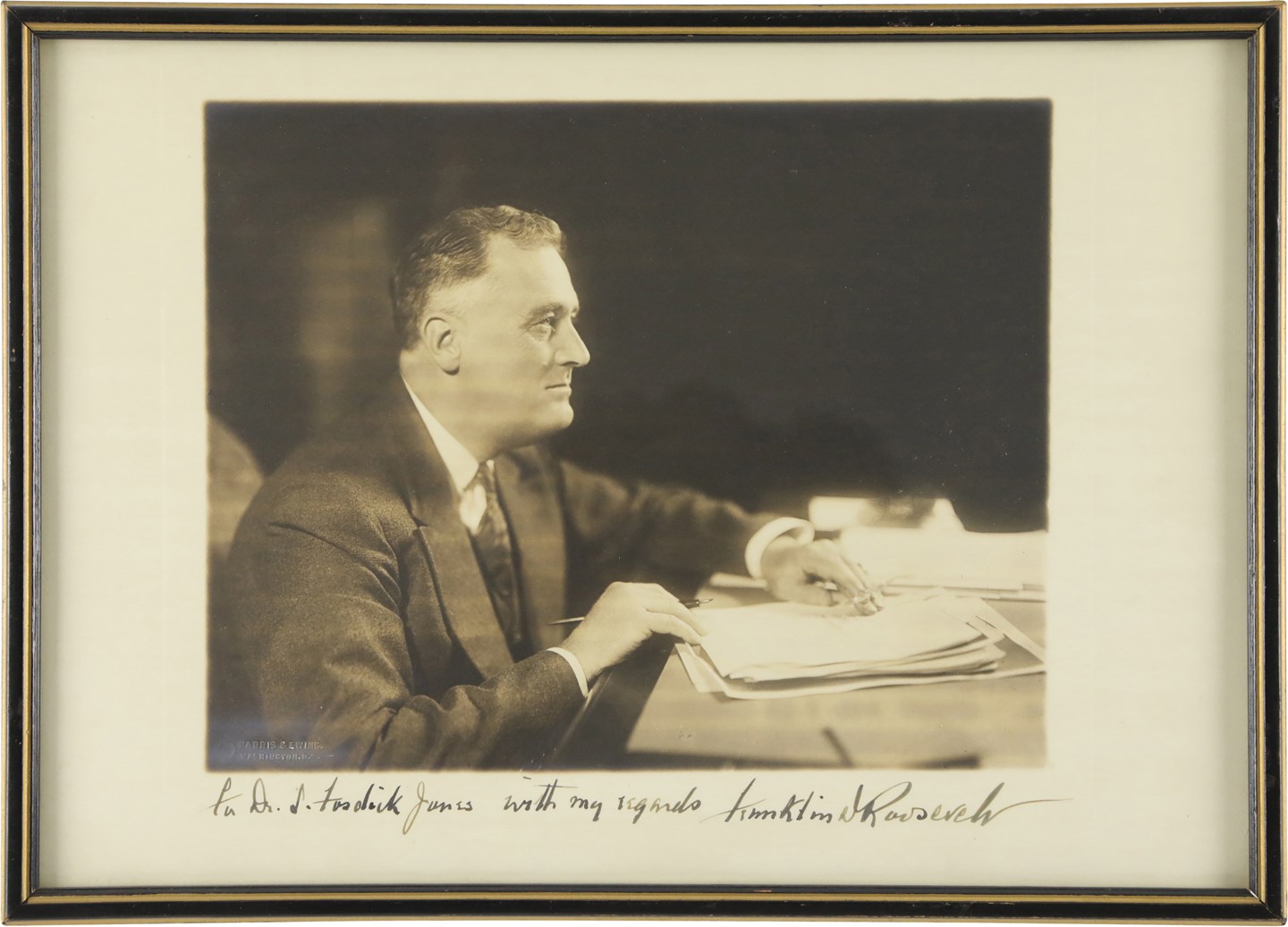 - President Franklin D. Roosevelt Signed Photograph