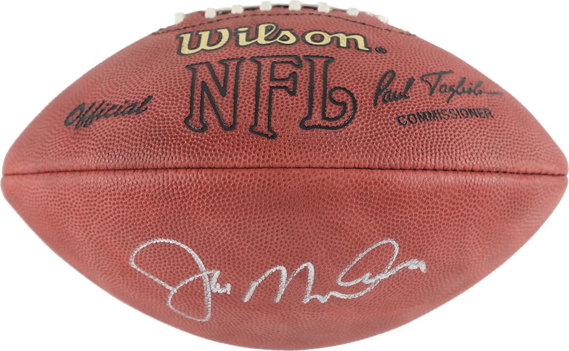 Football - Joe Montana Single-Signed Official NFL Football