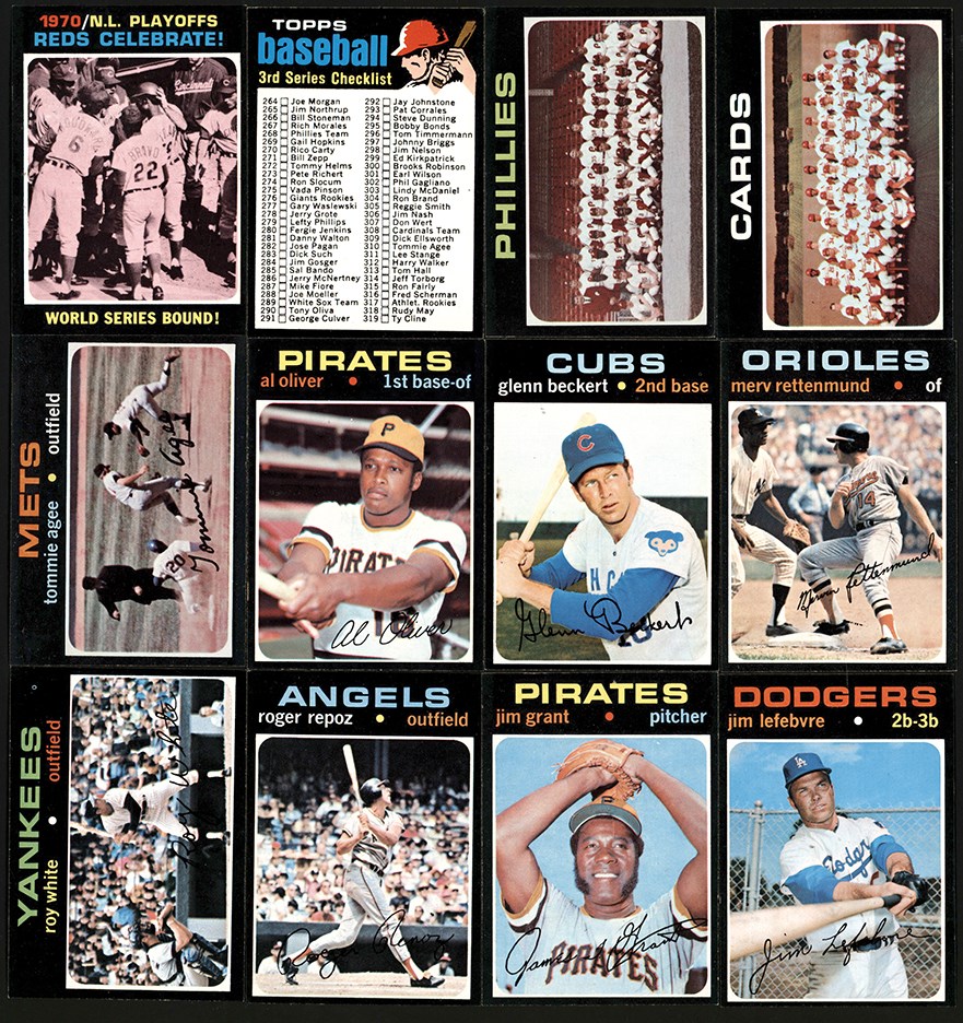 - 1971 Topps Baseball Hoard (5,400+)
