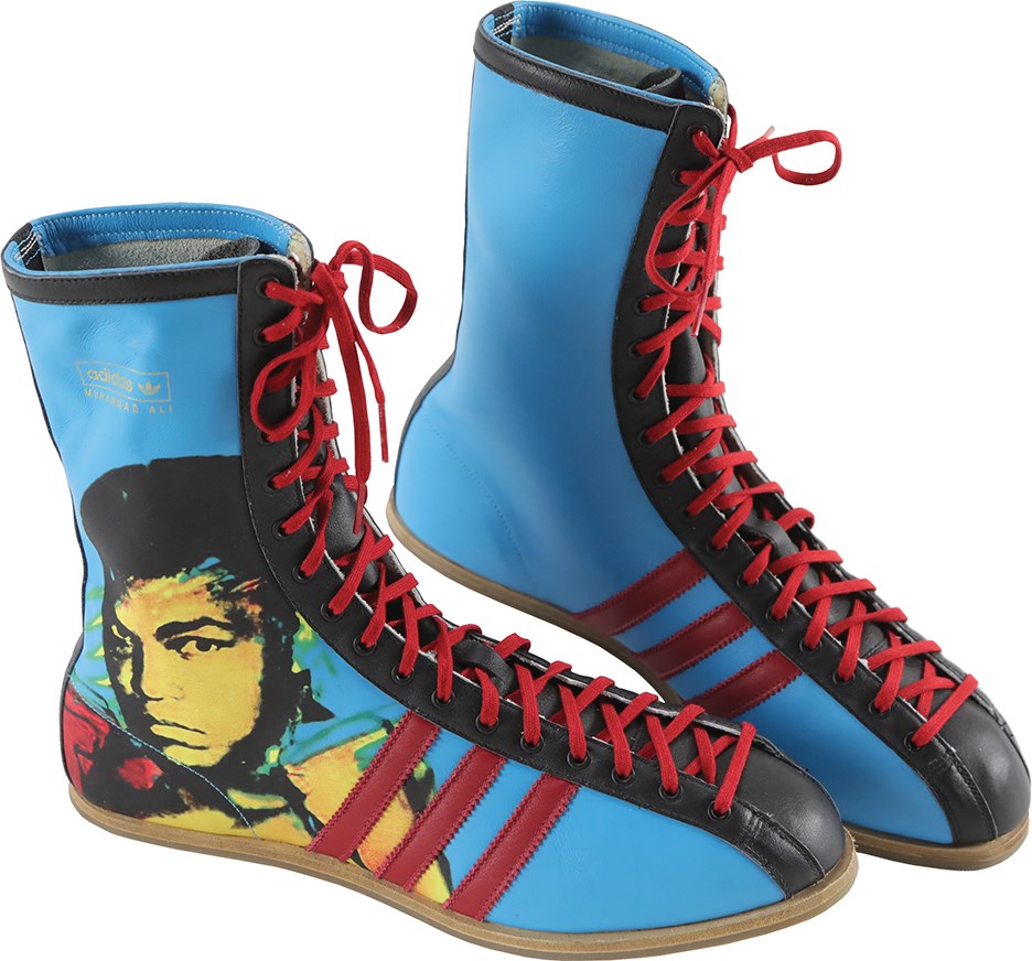 - Muhammad Ali Limited Edition Adidas Boxing Shoes