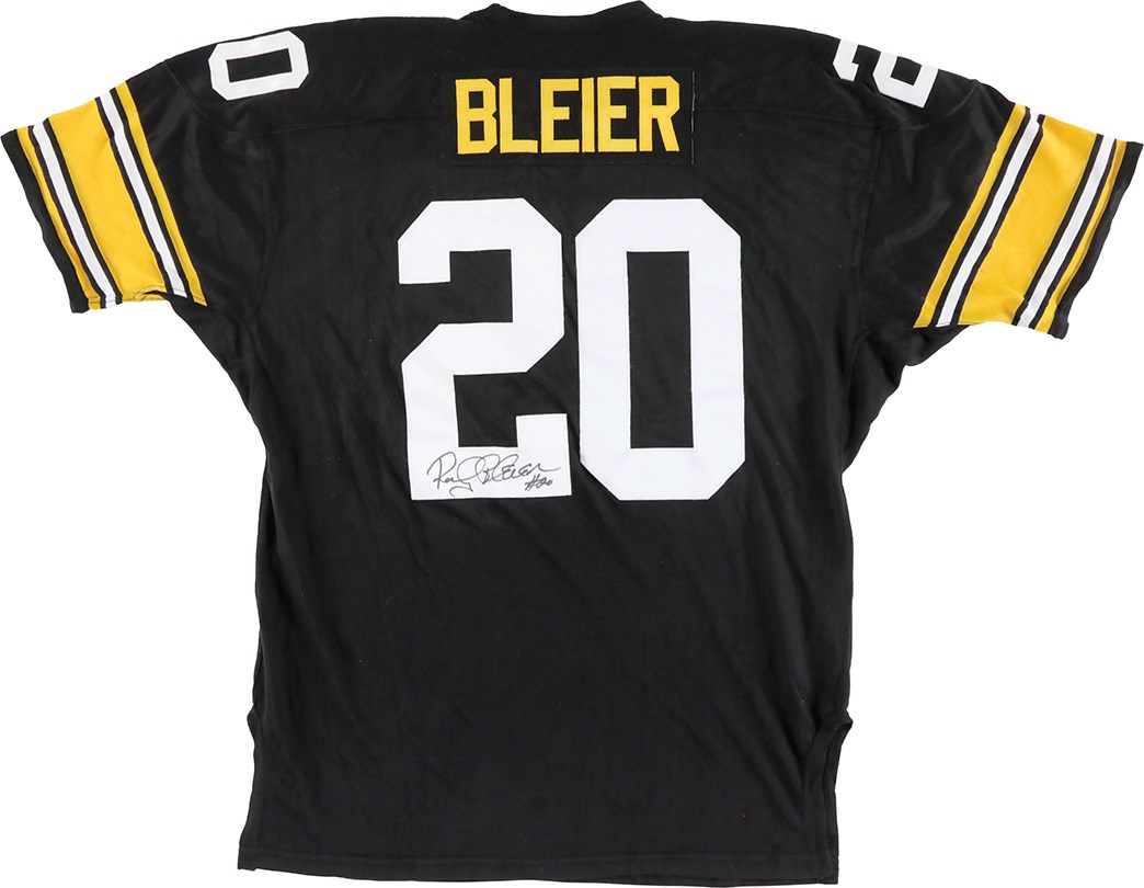 Football - Rocky Bleier Pittsburgh Steelers Signed Professional Quality Jersey
